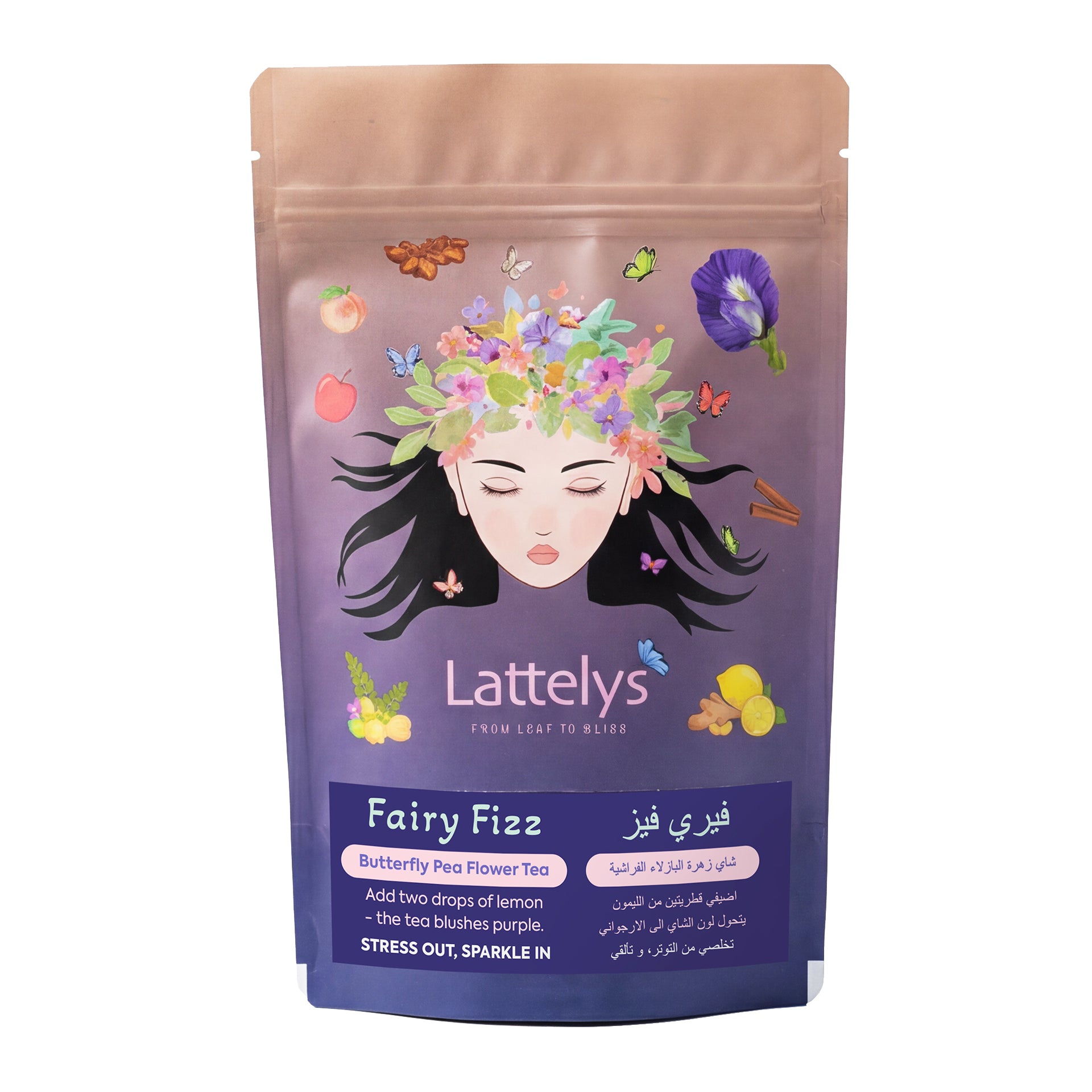 Fairy Fizz Tea | Sparkling Premium Tea Drink UAE – Lattelys Tea